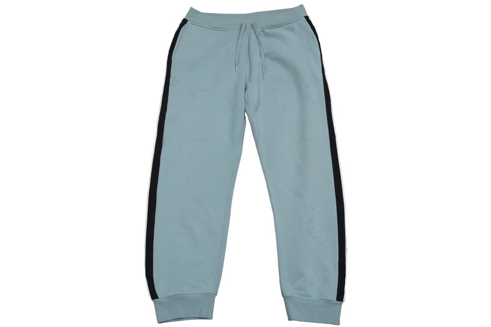 HERMES エルメス スウェット ライン パンツ ブルー系 コットン