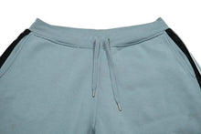 Load image into Gallery viewer, HERMES エルメス スウェット ライン パンツ ブルー系 コットン ナイロン 切り替えし ボトムス サイズL 中古 57312