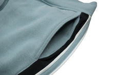 Load image into Gallery viewer, HERMES エルメス スウェット ライン パンツ ブルー系 コットン ナイロン 切り替えし ボトムス サイズL 中古 57312