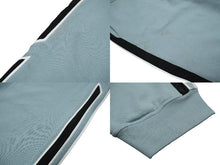 Load image into Gallery viewer, HERMES エルメス スウェット ライン パンツ ブルー系 コットン ナイロン 切り替えし ボトムス サイズL 中古 57312