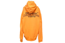 Load image into Gallery viewer, CHROME HEARTS クロムハーツ OFF WHITE オフホワイト パーカー 2018SS コットン メンズ 蛍光系オレンジ 57333