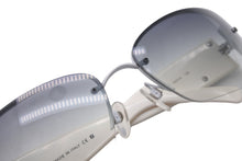 Load image into Gallery viewer, CHANEL シャネル サングラス ラインストーンサングラス ココマーク ホワイト 62□16 4117-B 美品 中古 57340