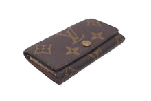 画像をギャラリービューアに読み込む, LOUIS VUITTON ルイヴィトン M69517 キーケース ミュルティクレ 4 モノグラム ブラウン ゴールド金具 中古 57359