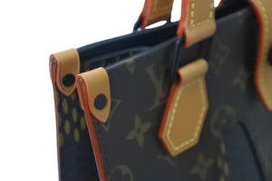 新品同様 LOUIS VUITTON ルイヴィトン NIGO ダミエ ジャイアント LVスクエアード N40355 ミニトート 2020AW ブラウン 中古 57409