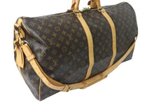 画像をギャラリービューアに読み込む, LOUIS VUITTON ルイヴィトン ボストンバッグ キーポル バンドリエール 60 モノグラム ブラウン M41412 美品 中古 57521