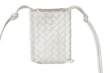 Load image into Gallery viewer, BOTTEGAVENETA ボッテガヴェネタ ショルダーバッグ ミニ ザ ノット イントレチャート ホワイト 639293 美品 中古 57529