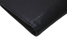 Load image into Gallery viewer, CHANEL シャネル ココマーク 長財布 16番台 キャビアスキン レザー ブラック 美品 中古 57543