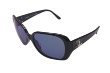 画像をギャラリービューアに読み込む, CHANEL シャネル ココマーク サングラス ブラック 57☐18 130 5101 ロゴ アイウェア 小物 メガネ 眼鏡 良品 中古 57545