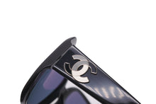 画像をギャラリービューアに読み込む, CHANEL シャネル ココマーク サングラス ブラック 57☐18 130 5101 ロゴ アイウェア 小物 メガネ 眼鏡 良品 中古 57545
