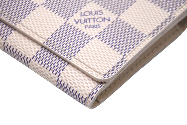 LOUIS VUITTON ルイヴィトン ダミエアズール アンヴェロップ カルト ドゥ ヴィジット 名刺入れ N61746 美品 中古 57554