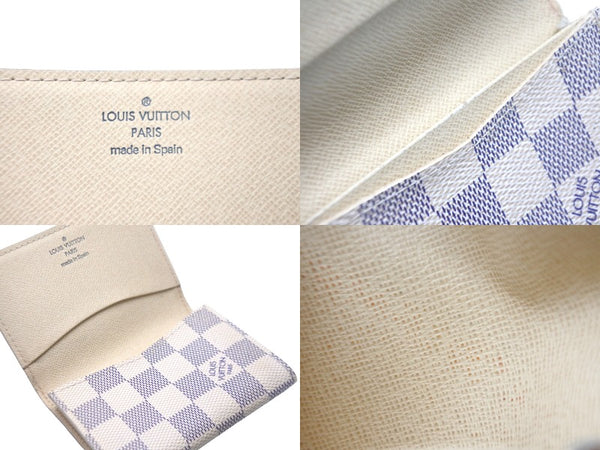 LOUIS VUITTON ルイヴィトン ダミエアズール アンヴェロップ カルト ドゥ ヴィジット 名刺入れ N61746 美品 中古 57554