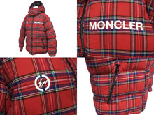 Load image into Gallery viewer, 極美品 MONCLER × FRAGMENT DESIGN モンクレール フラグメント チェック ダウンジャケット 09U1A50840549XX479 レッド 2 中古 57587