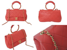 Load image into Gallery viewer, 極美品 CHANEL シャネル マトラッセ 2WAY チェーン ショルダーバッグ レッド 29番台 ラムスキン ココマーク 中古 57650