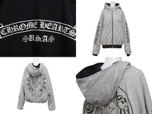 画像をギャラリービューアに読み込む, CHROME HEARTS クロムハーツ その他アウター フードジャケット リバーシブル ダガー クロス シルバー925 美品 中古 57654