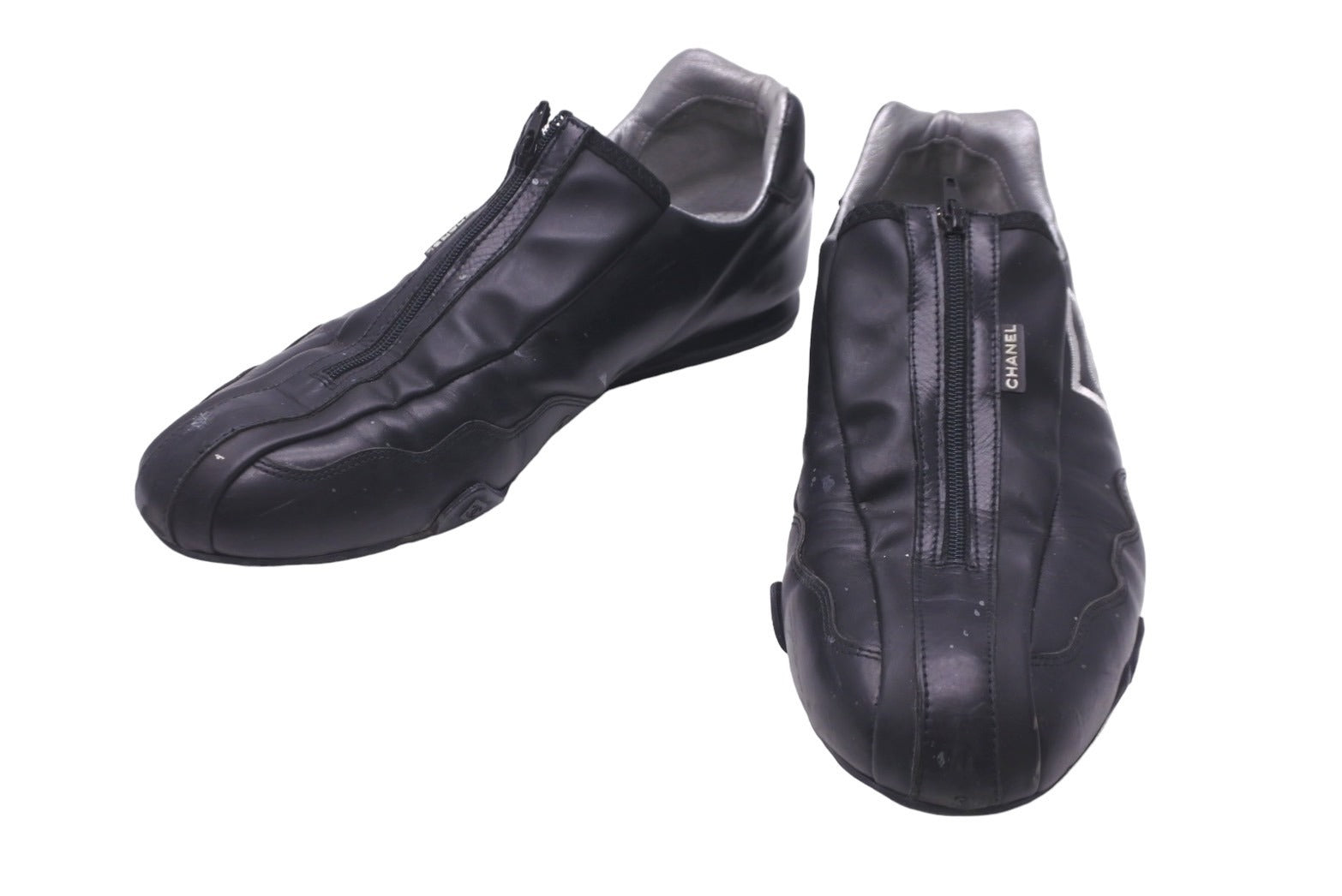 希少　CHANEL シャネル　1999 ビンテージ　ココマーク　厚底　スニーカー 希少 CHANEL シャネル 1999 ビンテージ ココマーク 厚底 スニーカー