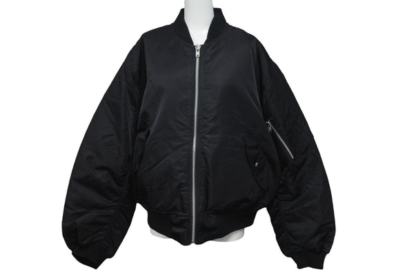 FFF POSTAL SERVICE Triple F Postal Service Bomber Jacket MA1 Nylon Polyester Black Good Condition Used 57680