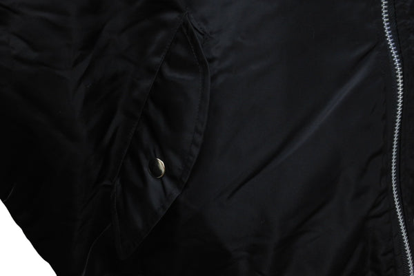 FFF POSTAL SERVICE Triple F Postal Service Bomber Jacket MA1 Nylon Polyester Black Good Condition Used 57680