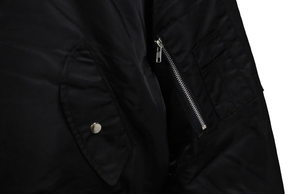 FFF POSTAL SERVICE Triple F Postal Service Bomber Jacket MA1 Nylon Polyester Black Good Condition Used 57680