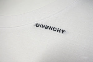 GIVENCHY ジバンシィ 半袖Ｔシャツ 総柄 ロゴ コットン ホワイト BM716R3YE4 2023AW 美品 中古 57706