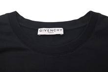 画像をギャラリービューアに読み込む, GIVENCHY ジバンシィ 半袖Ｔシャツ Ribbon Trimmed Logo BM70VA3002 ブラック コットン 美品 中古 57712