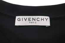 Load image into Gallery viewer, GIVENCHY ジバンシィ 半袖Ｔシャツ Ribbon Trimmed Logo BM70VA3002 ブラック コットン 美品 中古 57712