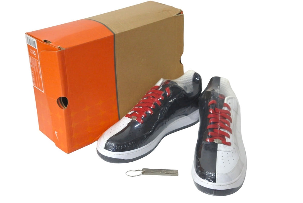 新品未使用 NIKE ナイキ スニーカー エアフォース ワン プレミアム スカーフェイス 20006年 28.5CM 313641-101 中古 57723