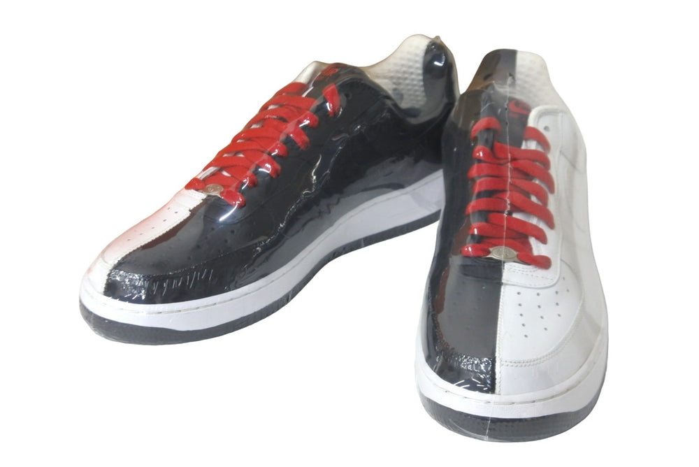 新品未使用 NIKE ナイキ スニーカー エアフォース ワン プレミアム スカーフェイス 20006年 28.5CM 313641-101 中古 57723
