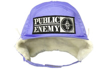 Load image into Gallery viewer, 新品同様 Public Enemy パブリック エナミー 東宝帽子 キャップ ボア パープル ポリエステル 53CM 中古 57729