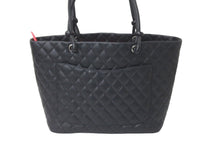 Load image into Gallery viewer, CHANEL シャネル トートバッグ ココマーク A25167 9番台 2005年 カーフスキン ブラック ピンク シルバー金具 良品 中古 57810