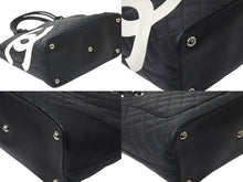 Load image into Gallery viewer, CHANEL シャネル トートバッグ ココマーク A25167 9番台 2005年 カーフスキン ブラック ピンク シルバー金具 良品 中古 57810