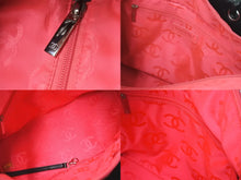 Load image into Gallery viewer, CHANEL シャネル トートバッグ ココマーク A25167 9番台 2005年 カーフスキン ブラック ピンク シルバー金具 良品 中古 57810