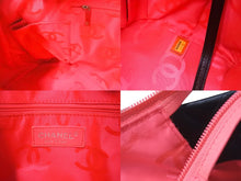 Load image into Gallery viewer, CHANEL シャネル トートバッグ ココマーク A25167 9番台 2005年 カーフスキン ブラック ピンク シルバー金具 良品 中古 57810