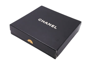 CHANEL シャネル ヴィンテージ チェーンベルト メダルチェーン GP レザー ゴールド ブラック 364g 美品 中古 57830