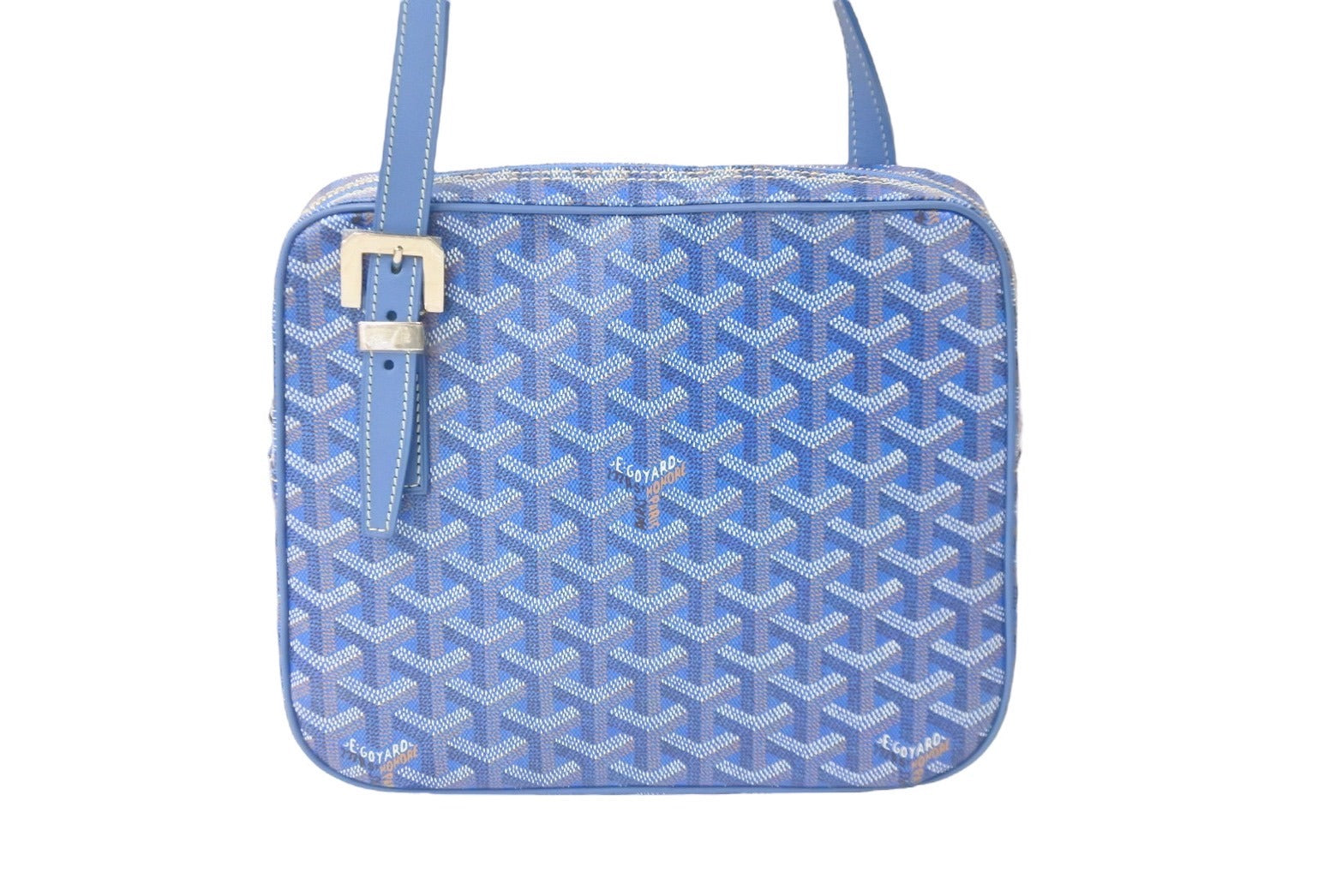 保管袋付】GOYARD ヨナMmブルー - バッグ