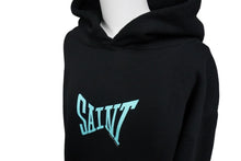 画像をギャラリービューアに読み込む, SAINT MICHAEL セントマイケル パーカー フーディー ブラック ロゴ サイズL SM-S23-0000-047 美品 中古 57923