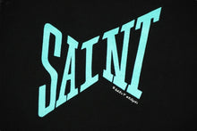 画像をギャラリービューアに読み込む, SAINT MICHAEL セントマイケル パーカー フーディー ブラック ロゴ サイズL SM-S23-0000-047 美品 中古 57923