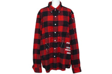 Load image into Gallery viewer, uniform experiment ユニフォーム エクスペリメント 長袖チェックシャツ UE-202051 メンズ サイズ3 良品 中古 57932