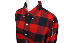 Load image into Gallery viewer, uniform experiment ユニフォーム エクスペリメント 長袖チェックシャツ UE-202051 メンズ サイズ3 良品 中古 57932