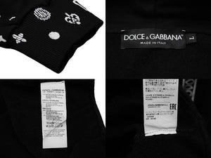 DOLCE&GABBANA ドルチェアンドガッバーナ パーカ－ G9XN7T G7C9Z ブラック サイズL 2022AW 美品 中古 57939