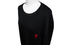 画像をギャラリービューアに読み込む, ami alexandre mattiussi アミ アレクサンドルマテュッシ セーター ブラック BFHK001.001 良品 中古 57940