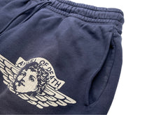 画像をギャラリービューアに読み込む, 新品未使用 SAINT MICHAEL セントマイケル スウェットパンツ パンツ ロゴ ネイビー SM-S23-0000-054 中古 57944