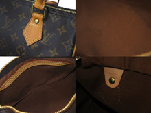 画像をギャラリービューアに読み込む, LOUIS VUITTON ルイヴィトン ハンドバッグ スピーディー25 モノグラム M41528 PVC レザー ゴールド金具 美品 中古 57958