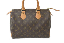 画像をギャラリービューアに読み込む, LOUIS VUITTON ルイヴィトン ハンドバッグ スピーディー25 モノグラム M41528 PVC レザー ゴールド金具 美品 中古 57959