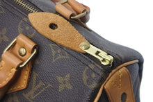 画像をギャラリービューアに読み込む, LOUIS VUITTON ルイヴィトン ハンドバッグ スピーディー25 モノグラム M41528 PVC レザー ゴールド金具 美品 中古 57959