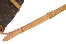 画像をギャラリービューアに読み込む, LOUIS VUITTON ルイヴィトン ショルダーバッグ M42254 ソミュール35 モノグラムキャンバス ブラウン ゴールド 美品 中古 57968