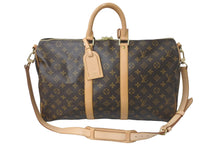 画像をギャラリービューアに読み込む, LOUIS VUITTON ルイヴィトン ボストンバッグ M41418 キーポルバンドリエール45 モノグラム ブラウン ゴールド金具 美品 中古 57974
