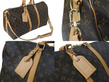 画像をギャラリービューアに読み込む, LOUIS VUITTON ルイヴィトン ボストンバッグ M41418 キーポルバンドリエール45 モノグラム ブラウン ゴールド金具 美品 中古 57974