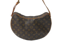 画像をギャラリービューアに読み込む, LOUIS VUITTON ルイヴィトン ショルダーバッグ クロワッサンMM モノグラム ブラウン M51512 ゴールド金具 美品 中古 57979