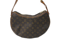 画像をギャラリービューアに読み込む, LOUIS VUITTON ルイヴィトン ショルダーバッグ クロワッサンMM モノグラム ブラウン M51512 ゴールド金具 美品 中古 57979