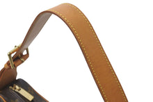 画像をギャラリービューアに読み込む, LOUIS VUITTON ルイヴィトン ショルダーバッグ クロワッサンMM モノグラム ブラウン M51512 ゴールド金具 美品 中古 57979